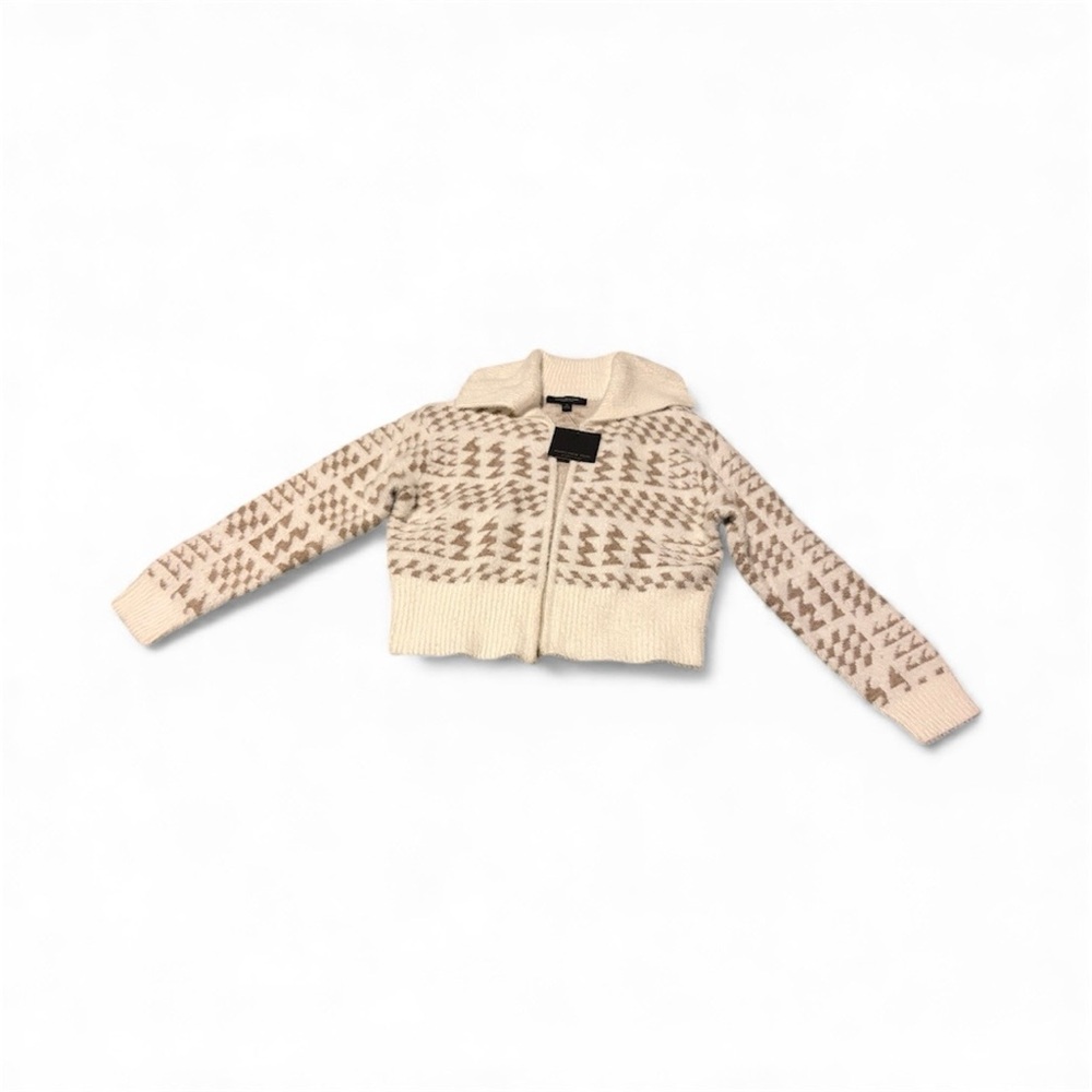 Marc New York Cream and Tan Sweater